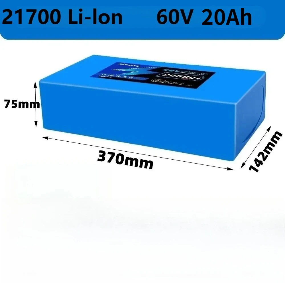 60V 30Ah 21700 Battery Pack - 16S6P Aleaivy 60V 20Ah リチウムバッテリーパック 20000mAh