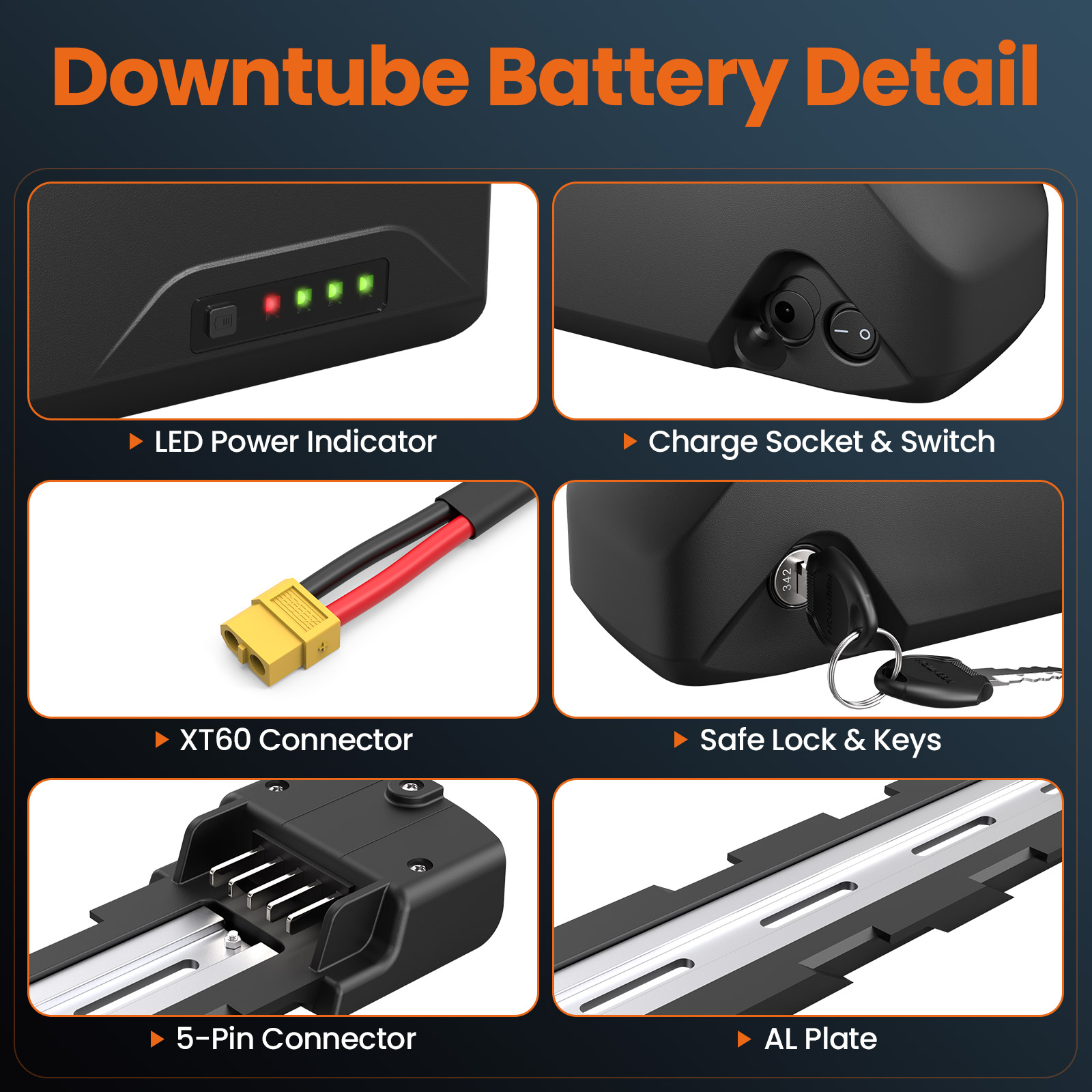 ポリー電動自転車バッテリー 48V 25AH 60V 20A - 60V 30Ah 21700 Battery Pack のレビューと価格